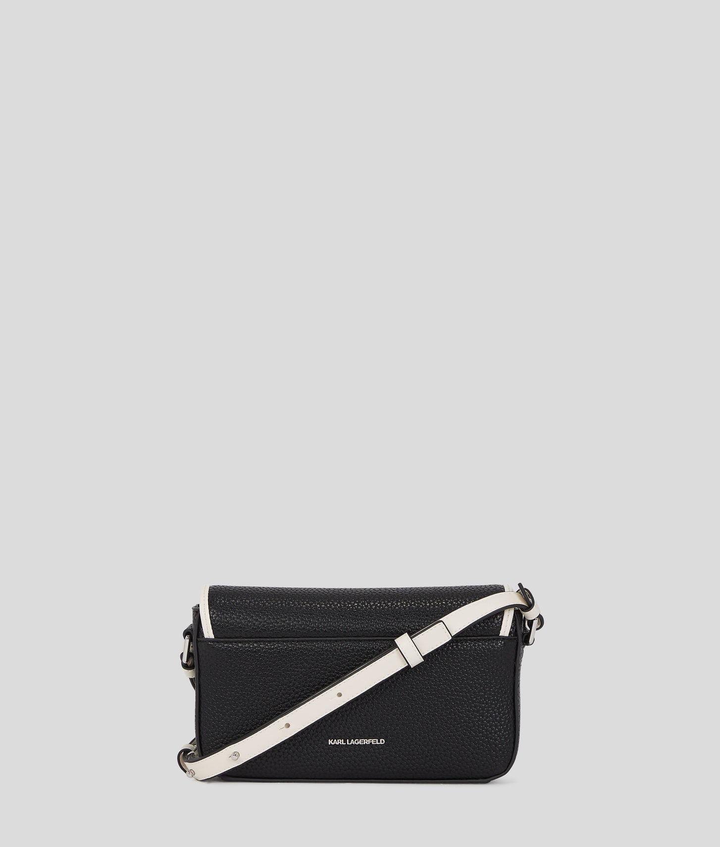 KarlLagerfeld Kskuare Crossbody Bag Black/White