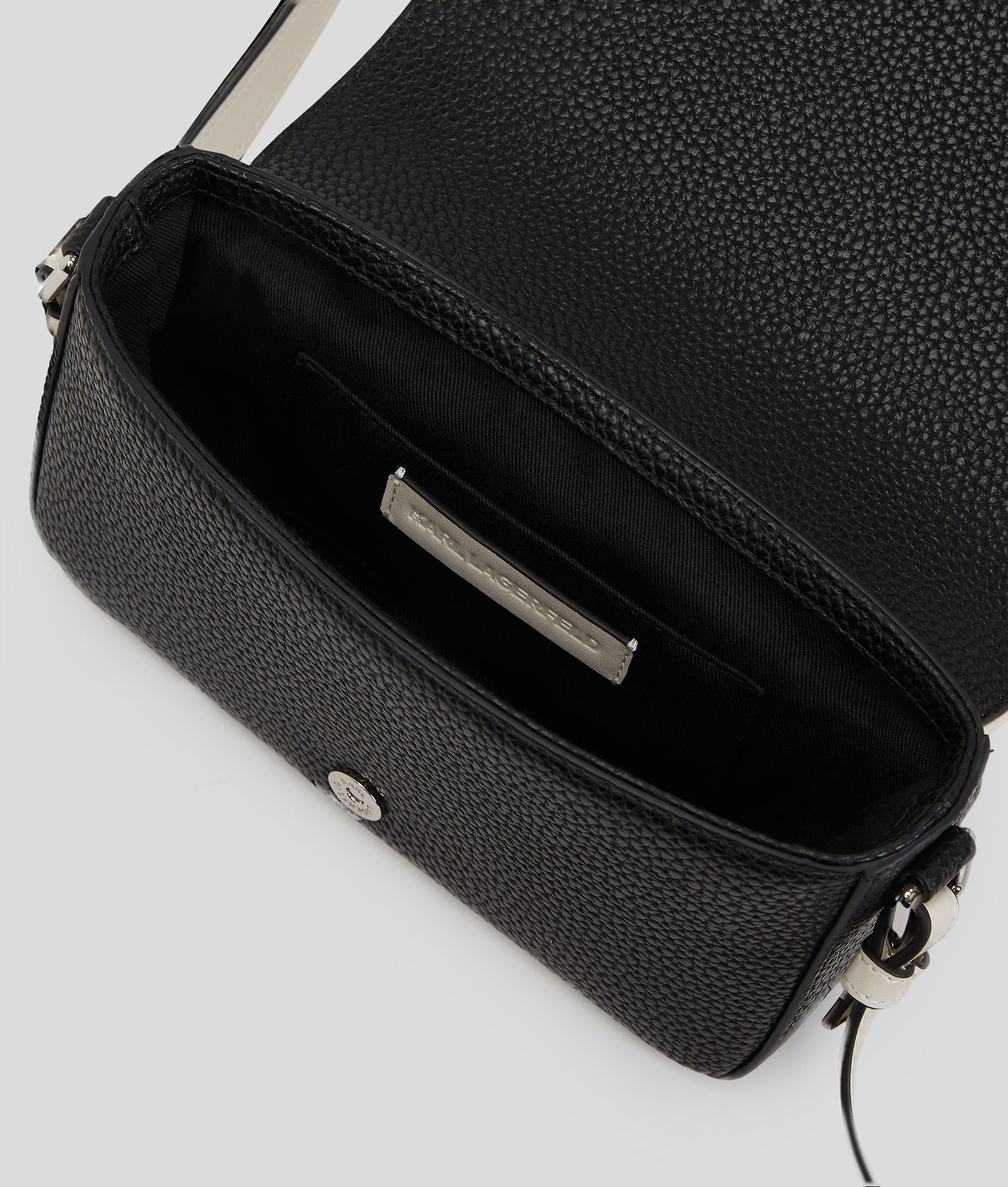 KarlLagerfeld Kskuare Crossbody Bag Black/White