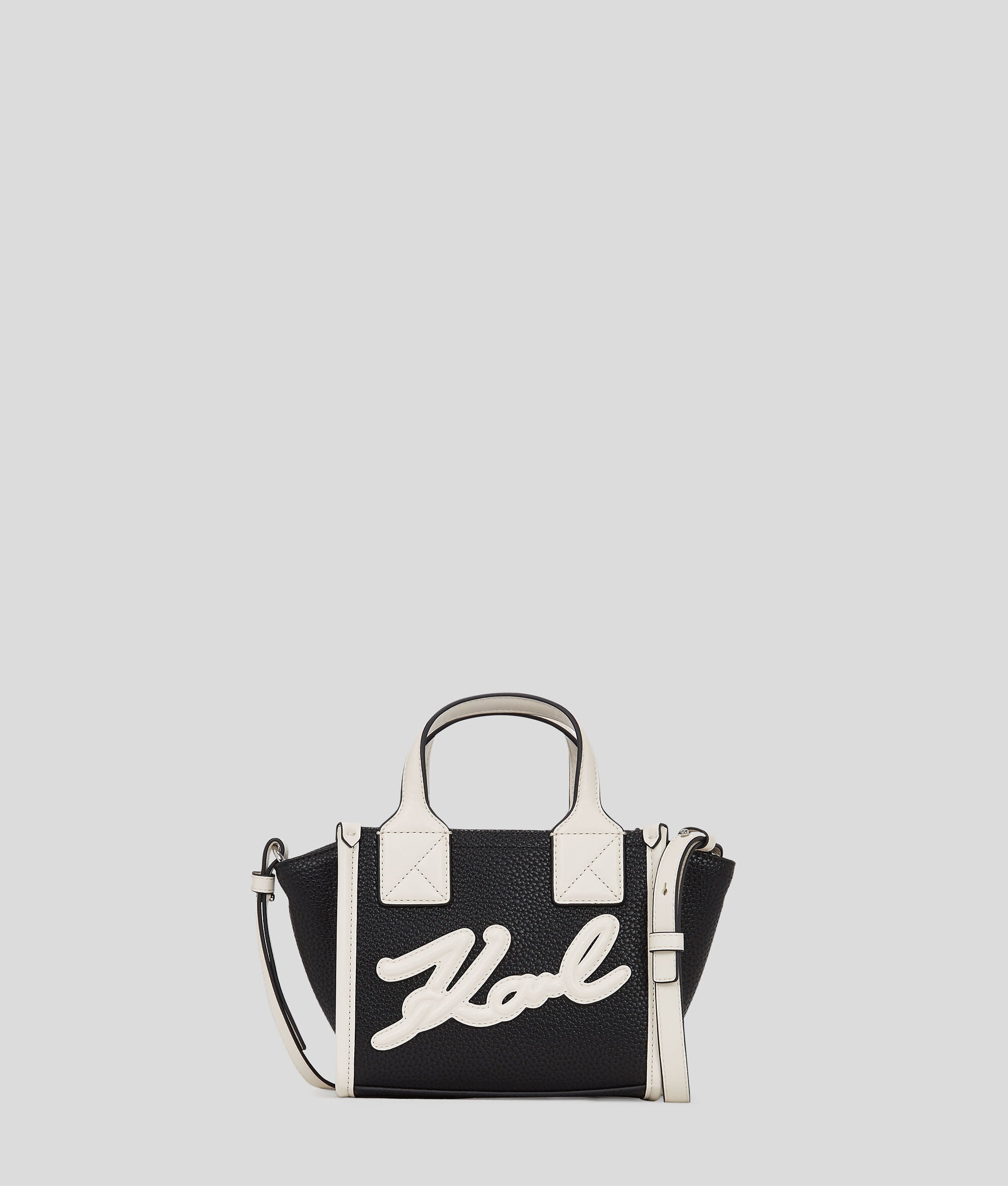 K/Skuare Small Tote Bag Black/White Black/White