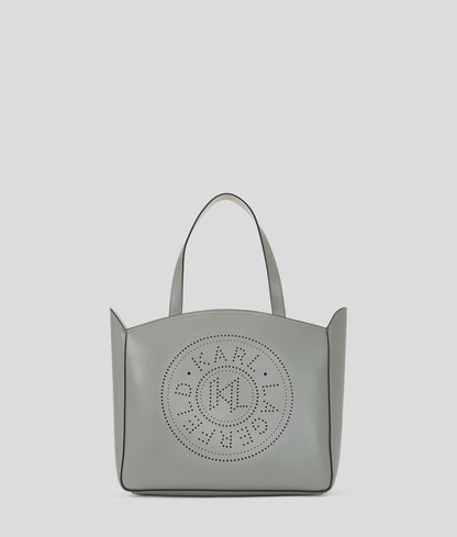 KarlLagerfeld Kcircle Medium Tote Bag Cloud Grey