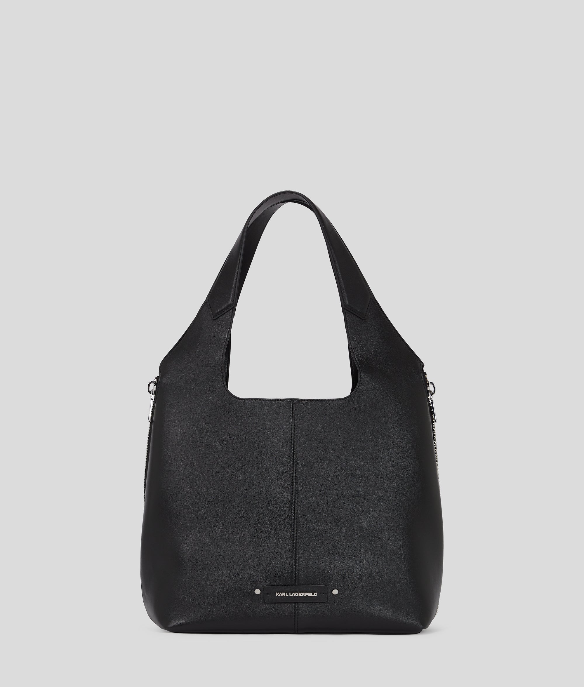 KarlLagerfeld Khardware Medium Tote Bag Black-Nickel