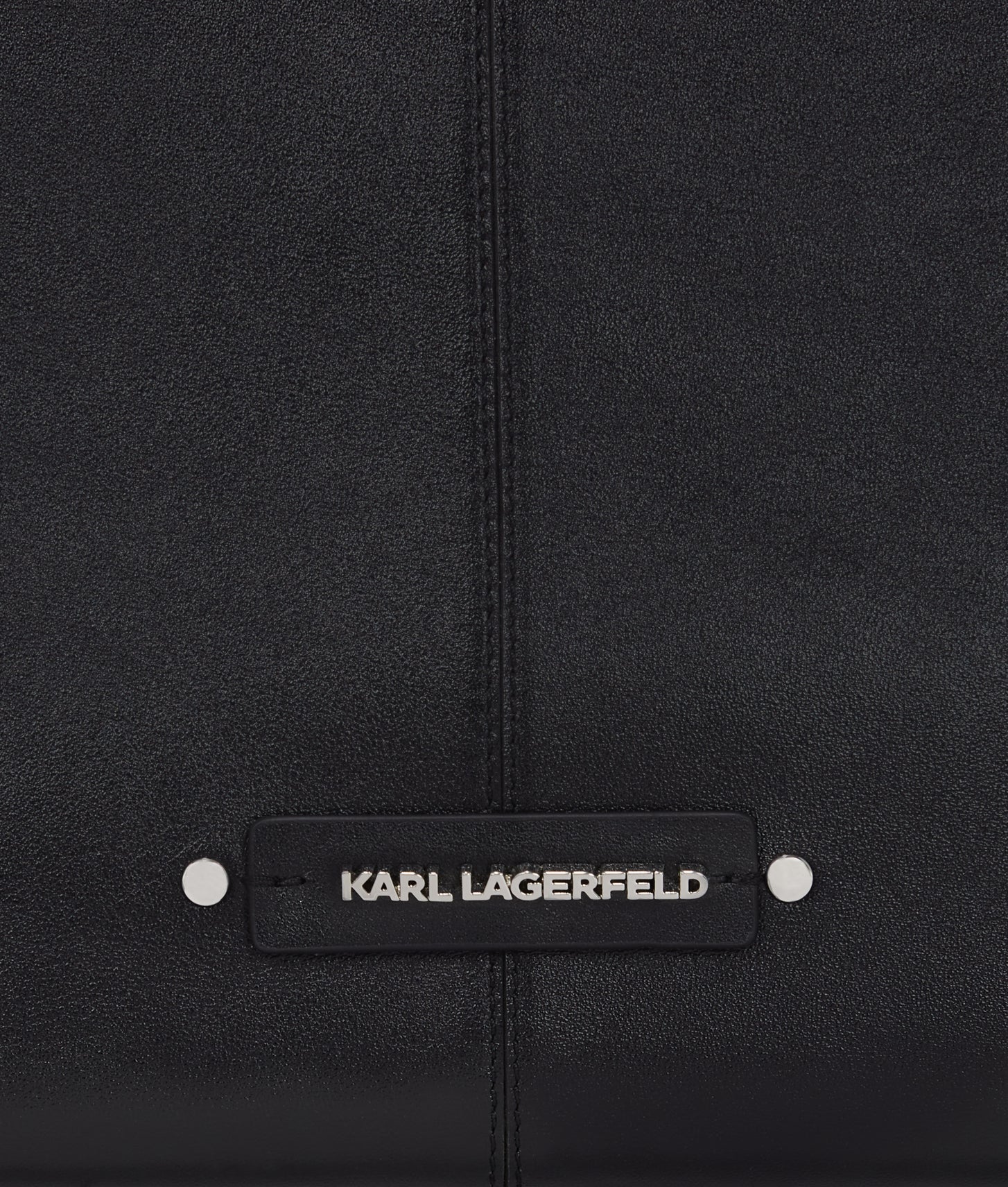 KarlLagerfeld Khardware Medium Tote Bag Black-Nickel