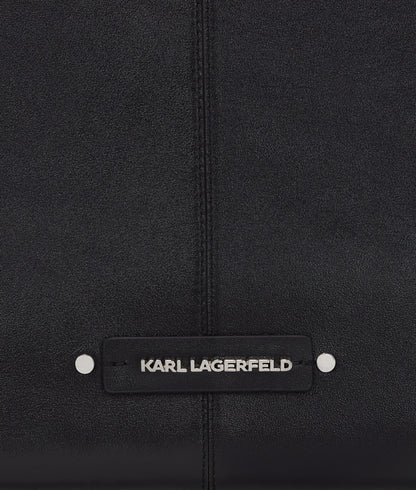 KarlLagerfeld Khardware Medium Tote Bag Black-Nickel