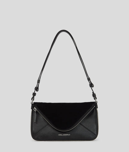 KarlLagerfeld Khardware Shoulder Bag Black-Nickel