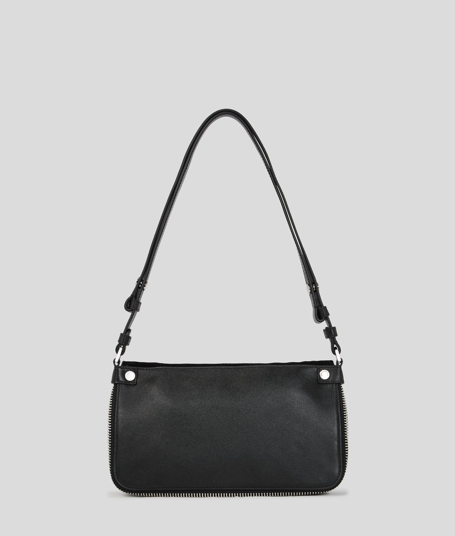 KarlLagerfeld Khardware Shoulder Bag Black-Nickel
