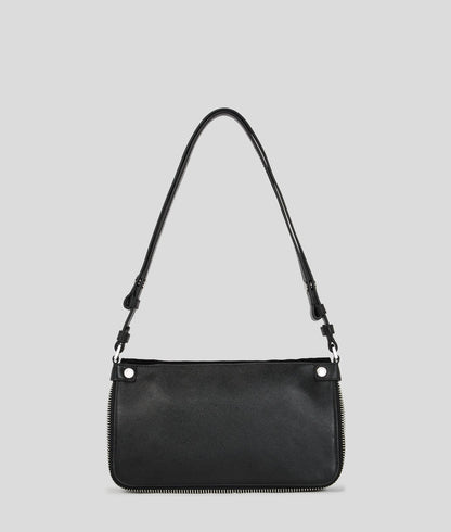 KarlLagerfeld Khardware Shoulder Bag Black-Nickel