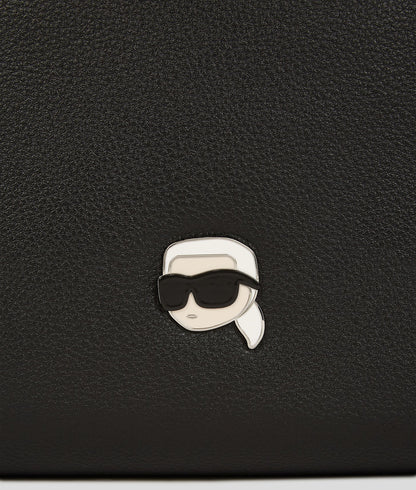 KarlLagerfeld Ikon Large Grainy Tote Bag Black