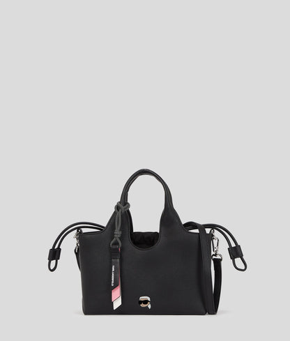 KarlLagerfeld Ikon Small Grainy Tote Bag Black