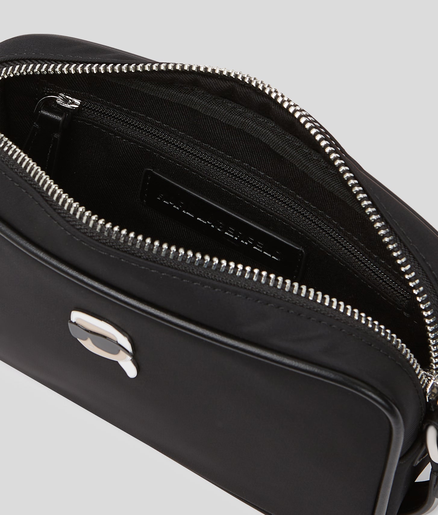 KarlLagerfeld Ikon Nylon Camera Bag Black