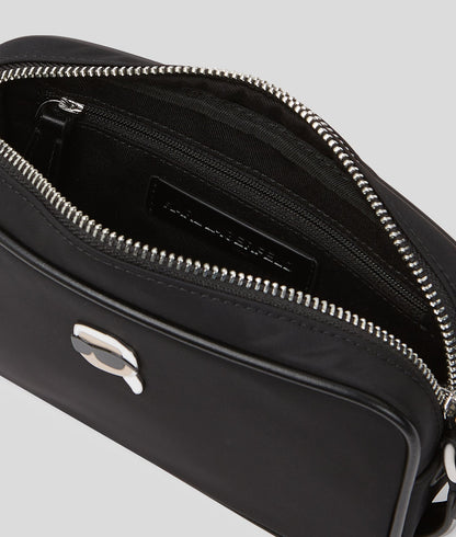 KarlLagerfeld Ikon Nylon Camera Bag Black