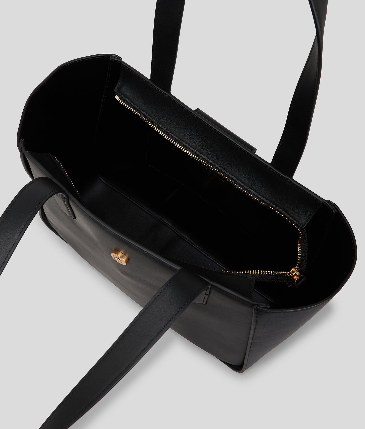 KarlLagerfeld Ksignature Medium Tote Bag Black/Gold