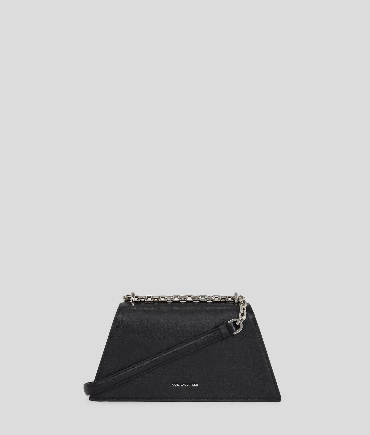 KarlLagerfeld Ksignature Shoulder Bag Black-Nickel