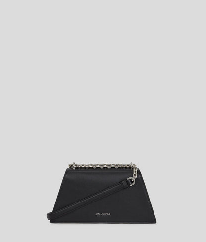 KarlLagerfeld Ksignature Shoulder Bag Black-Nickel