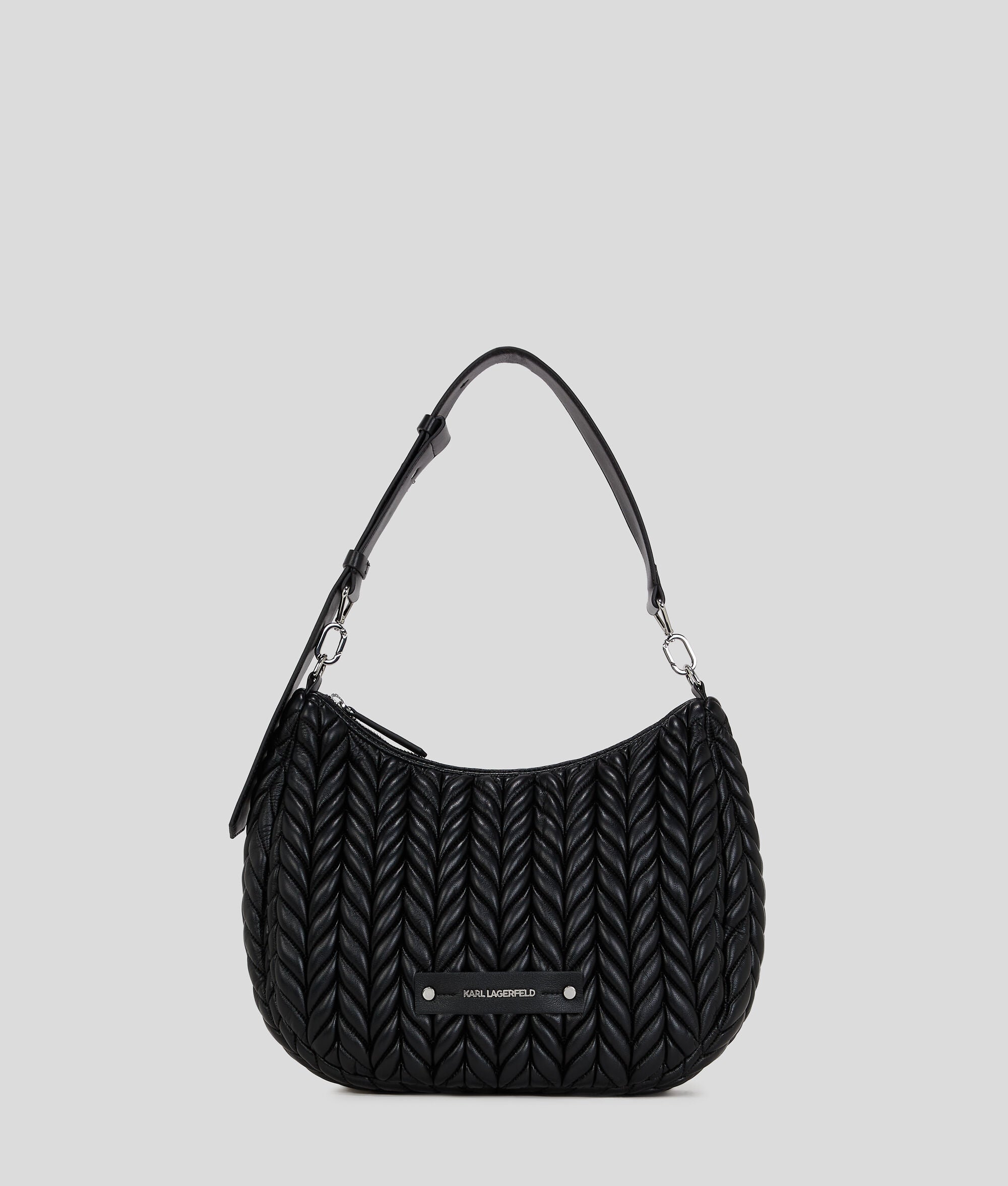K/Weave Hobo Bag Black-Nickel Black-Nickel