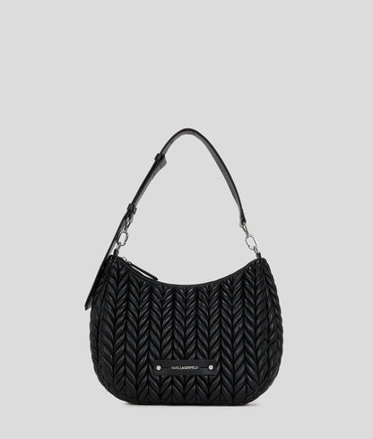 K/Weave Hobo Bag Black-Nickel Black-Nickel