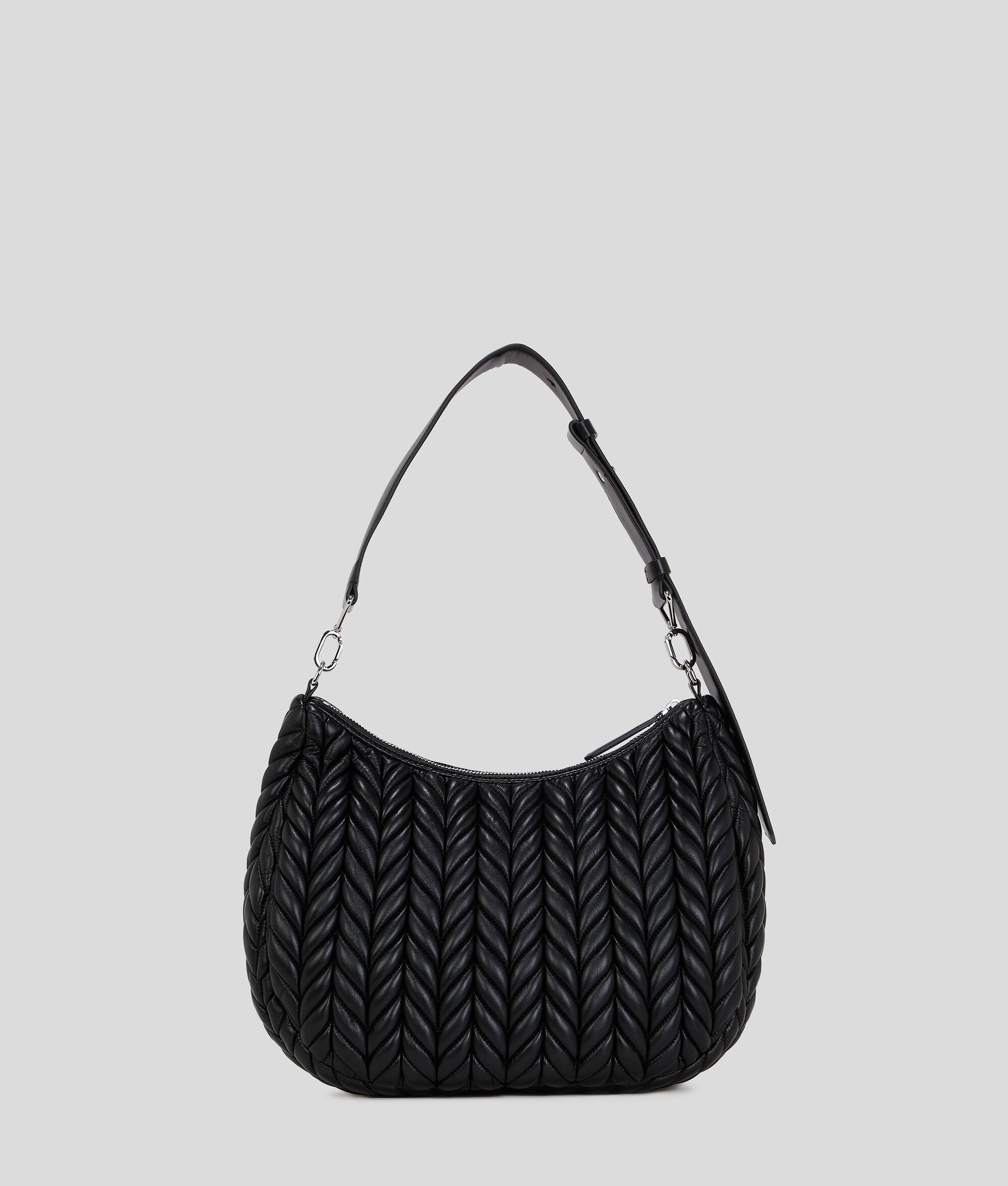 K/Weave Hobo Bag Black-Nickel Black-Nickel