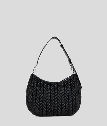 K/Weave Hobo Bag Black-Nickel Black-Nickel