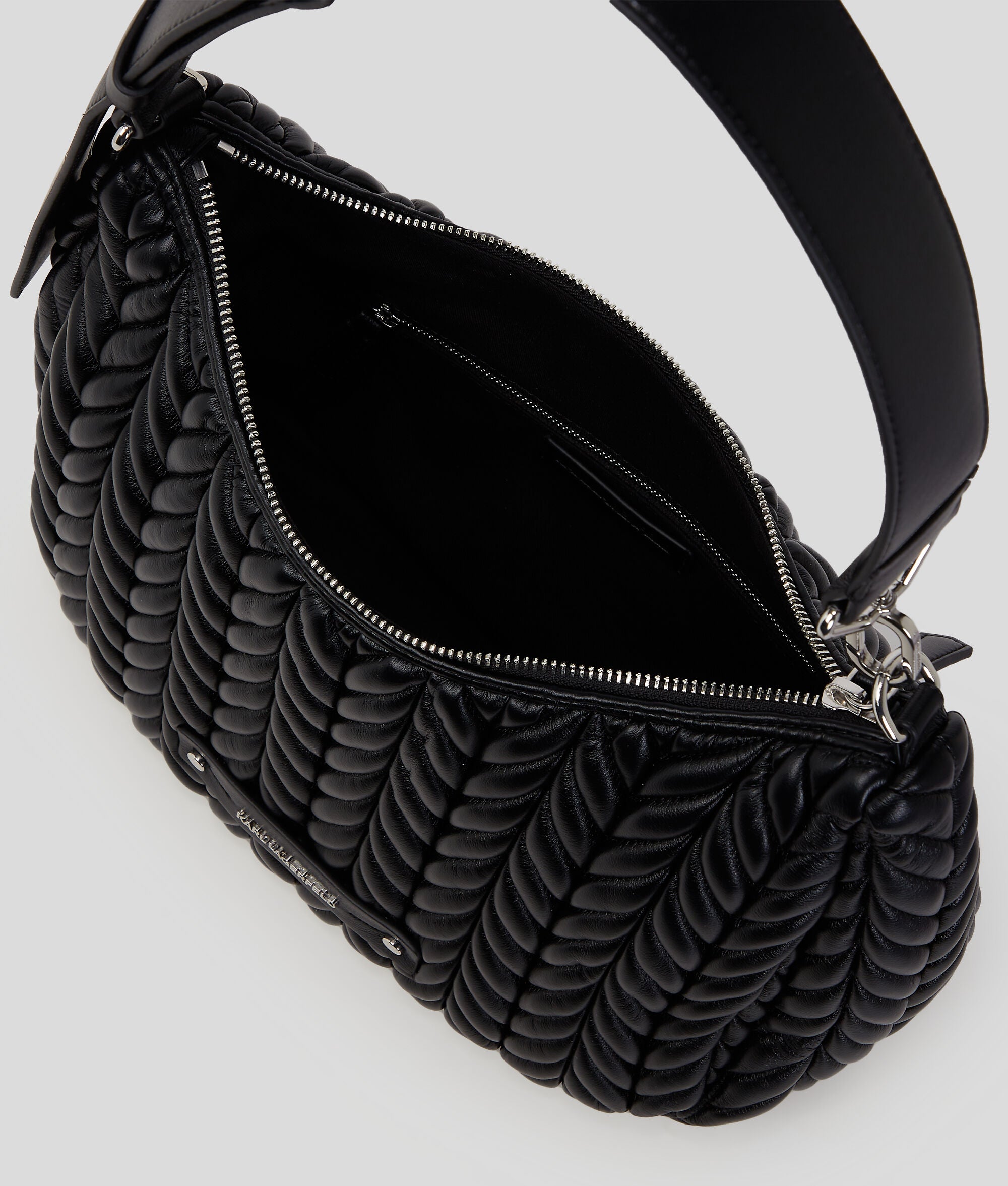 K/Weave Hobo Bag Black-Nickel Black-Nickel