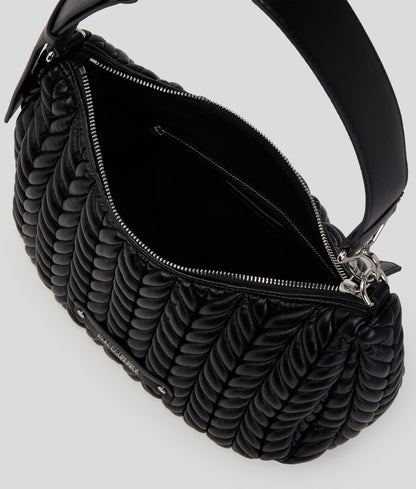 K/Weave Hobo Bag Black-Nickel Black-Nickel