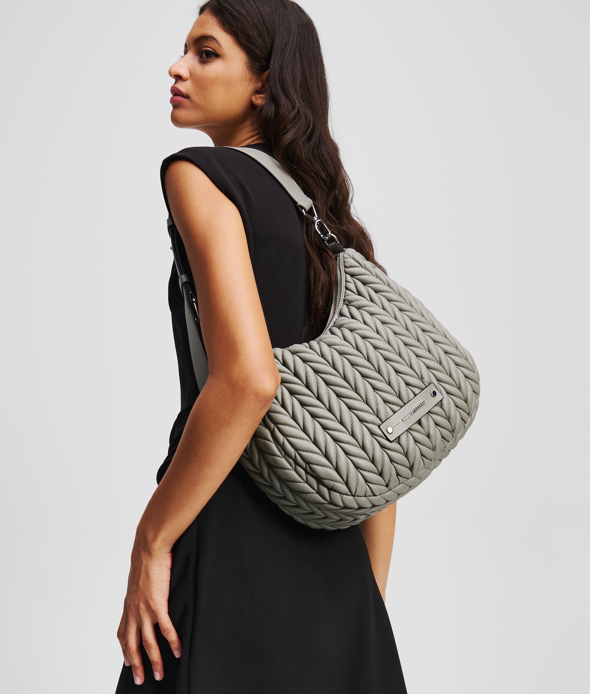 K/Weave Hobo Bag Cloud Grey Cloud Grey