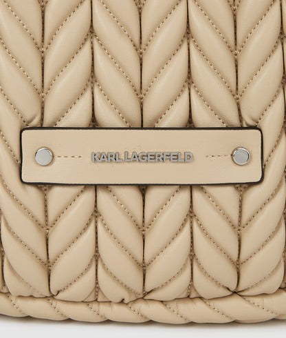 KarlLagerfeld Kweave Hobo Bag Safari