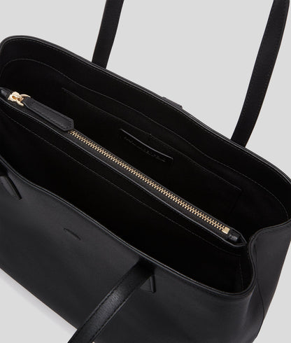 KarlLagerfeld Kautograph Padlock Medium Tote Bag Black/Gold