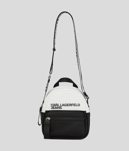 Nylon Mini Backpack White/Black White/Black