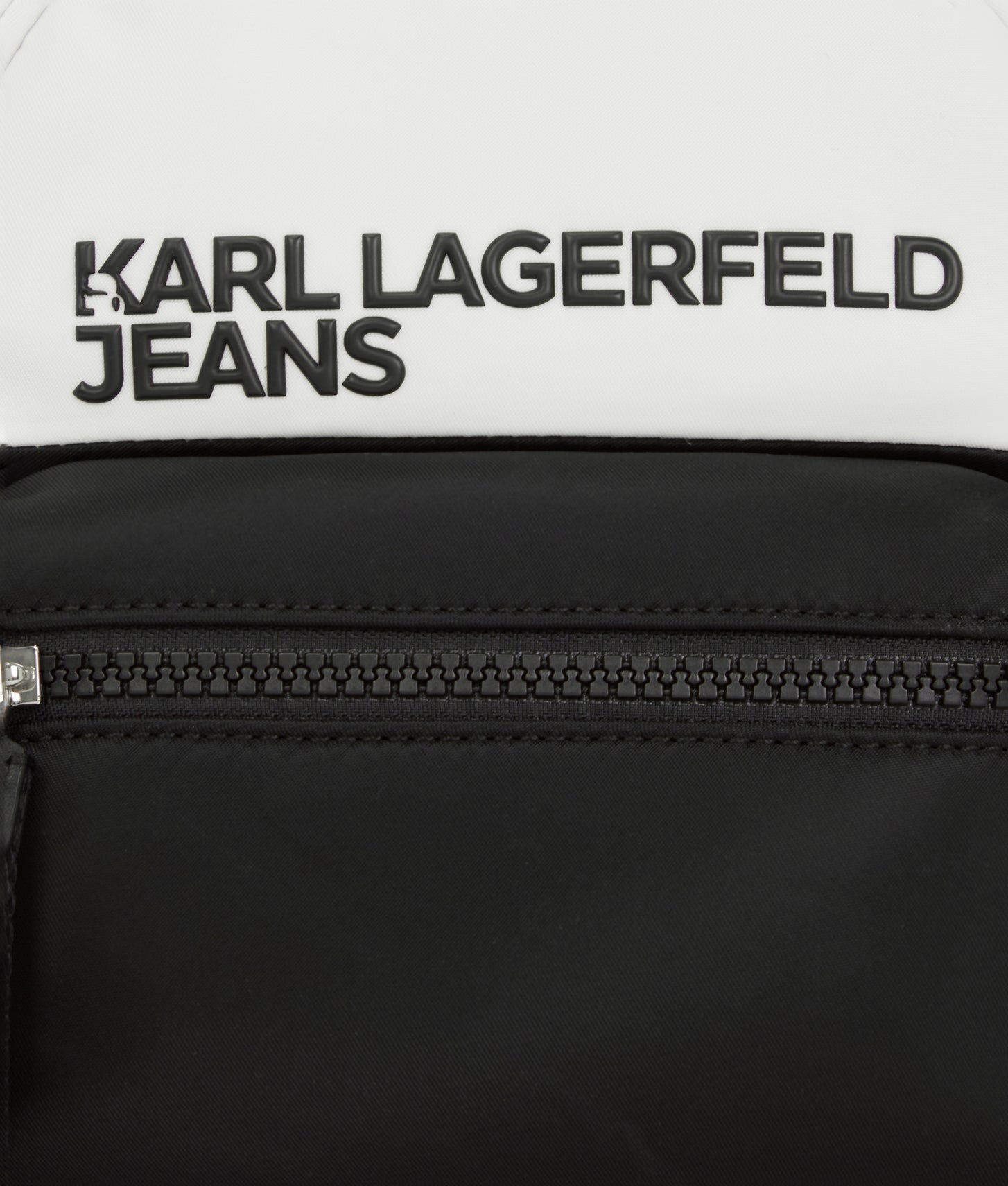 KarlLagerfeld Nylon Mini Backpack White/Black