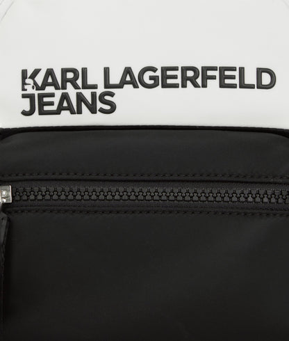 KarlLagerfeld Nylon Mini Backpack White/Black
