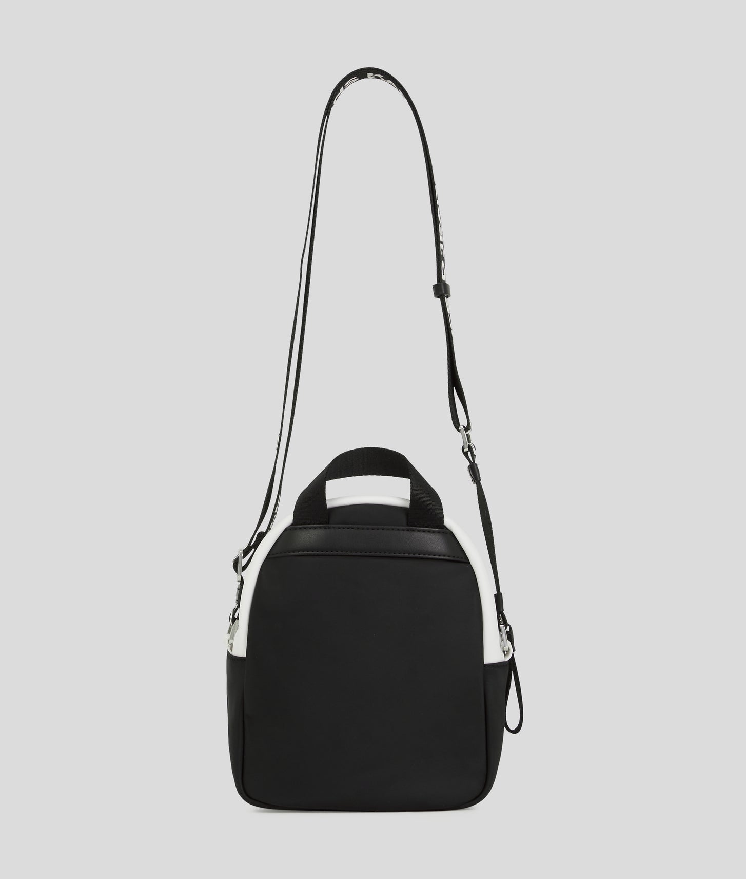 KarlLagerfeld Nylon Mini Backpack White/Black