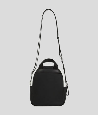 KarlLagerfeld Nylon Mini Backpack White/Black