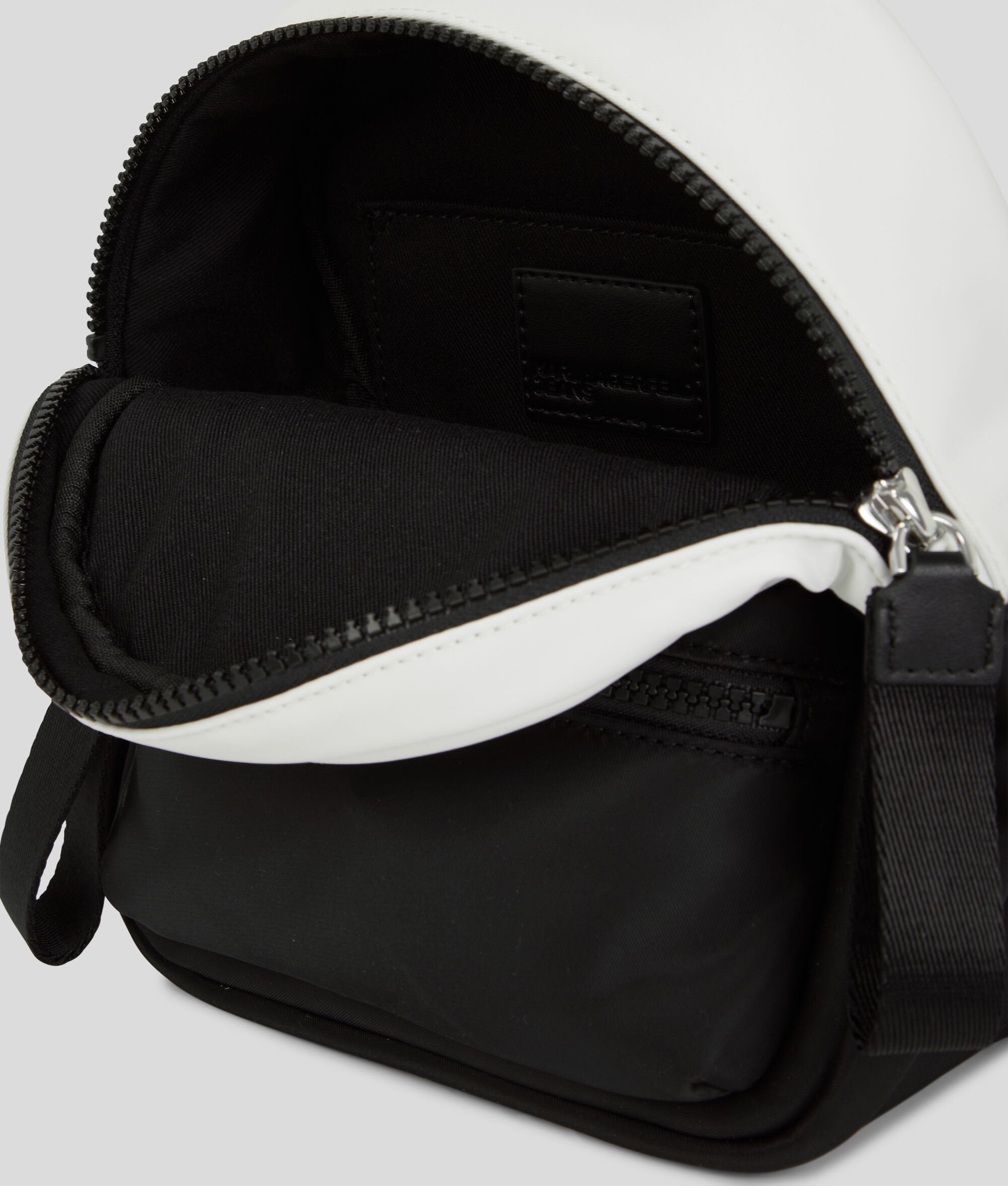 Nylon Mini Backpack White/Black White/Black