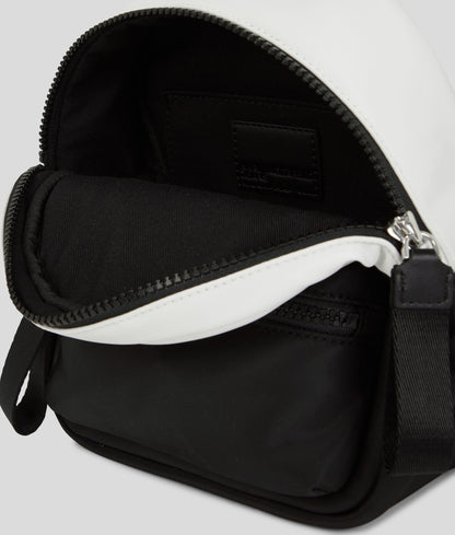 Nylon Mini Backpack White/Black White/Black