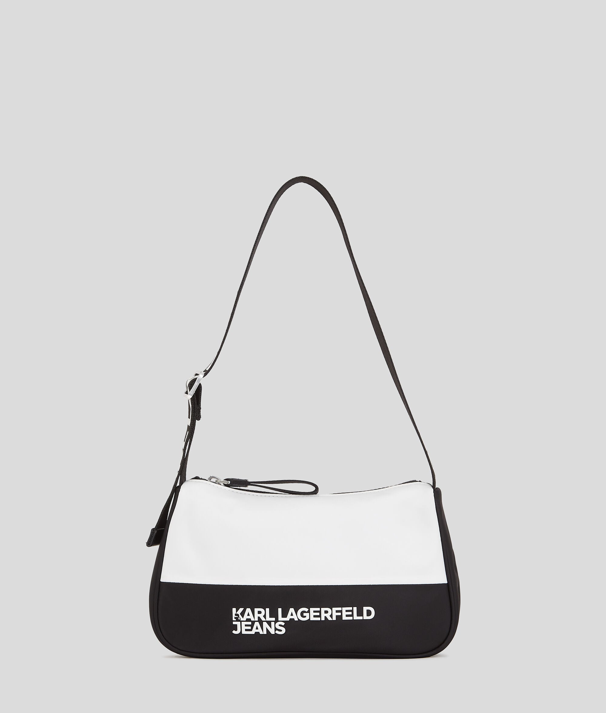 Nylon Shoulder Bag White/Black White/Black