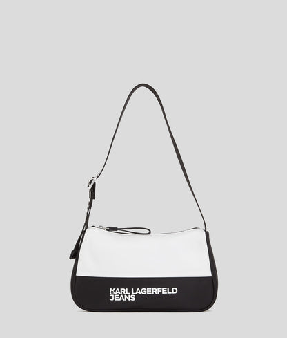 KarlLagerfeld Nylon Shoulder Bag White/Black