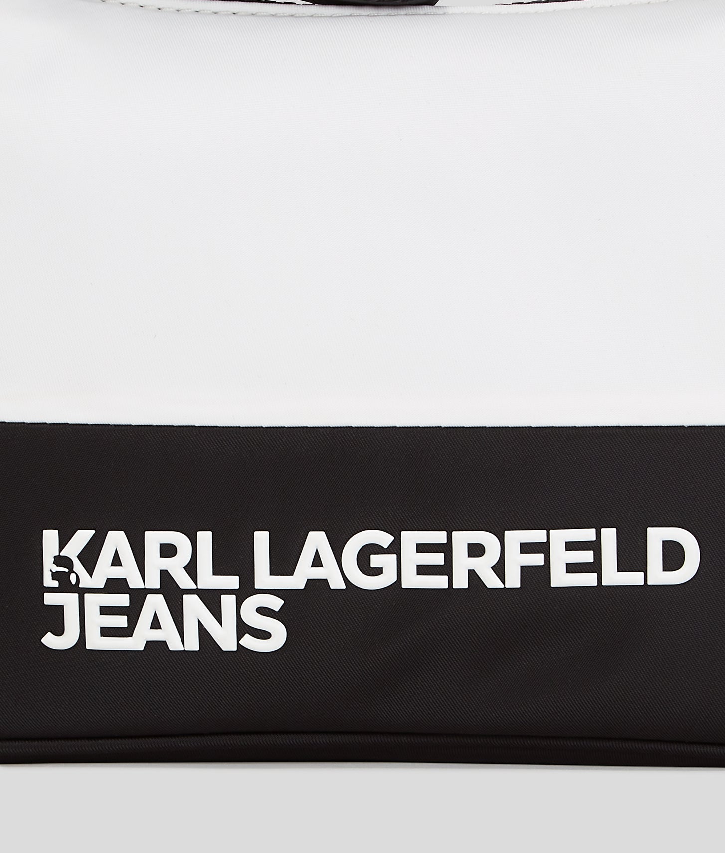 KarlLagerfeld Nylon Shoulder Bag White/Black