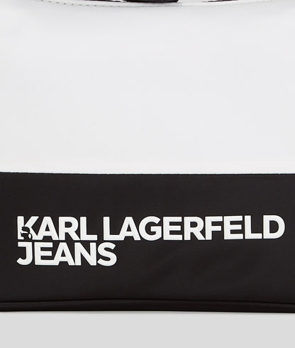 KarlLagerfeld Nylon Shoulder Bag White/Black