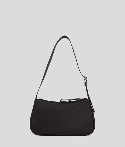 Nylon Shoulder Bag White/Black White/Black