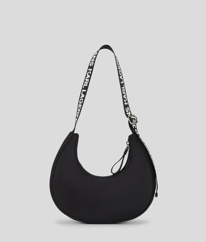 Nylon Moon Shoulder Bag White/Black White/Black