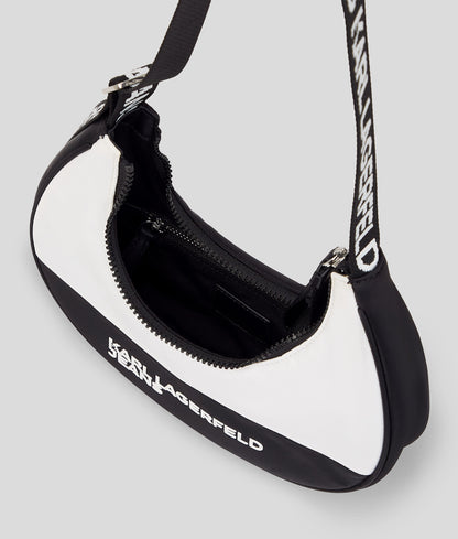 Nylon Moon Shoulder Bag White/Black White/Black