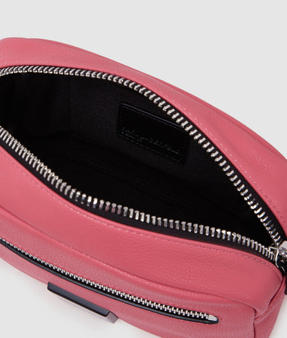 KarlLagerfeld Box Logo Crossbody Camera Bag Slate Rose