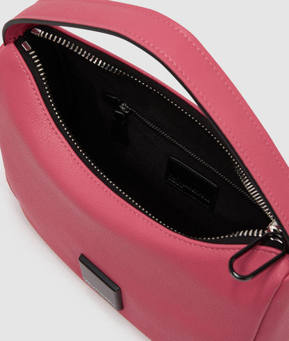 KarlLagerfeld Klj Box Logo Soft Mini Hobo Bag Slate Rose