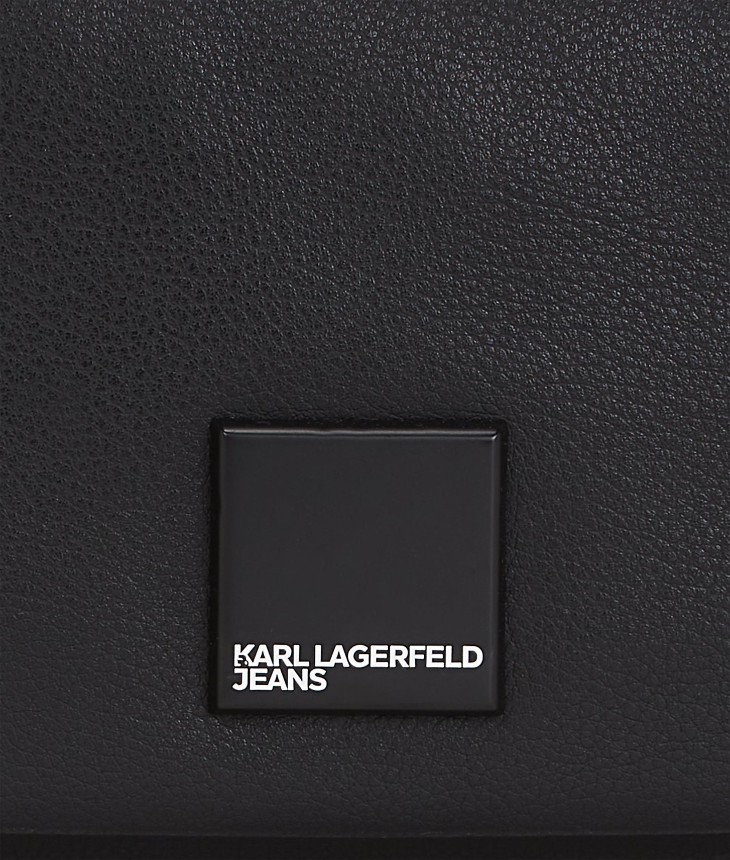 KarlLagerfeld Klj Box Logo Soft Mini Hobo Bag Black