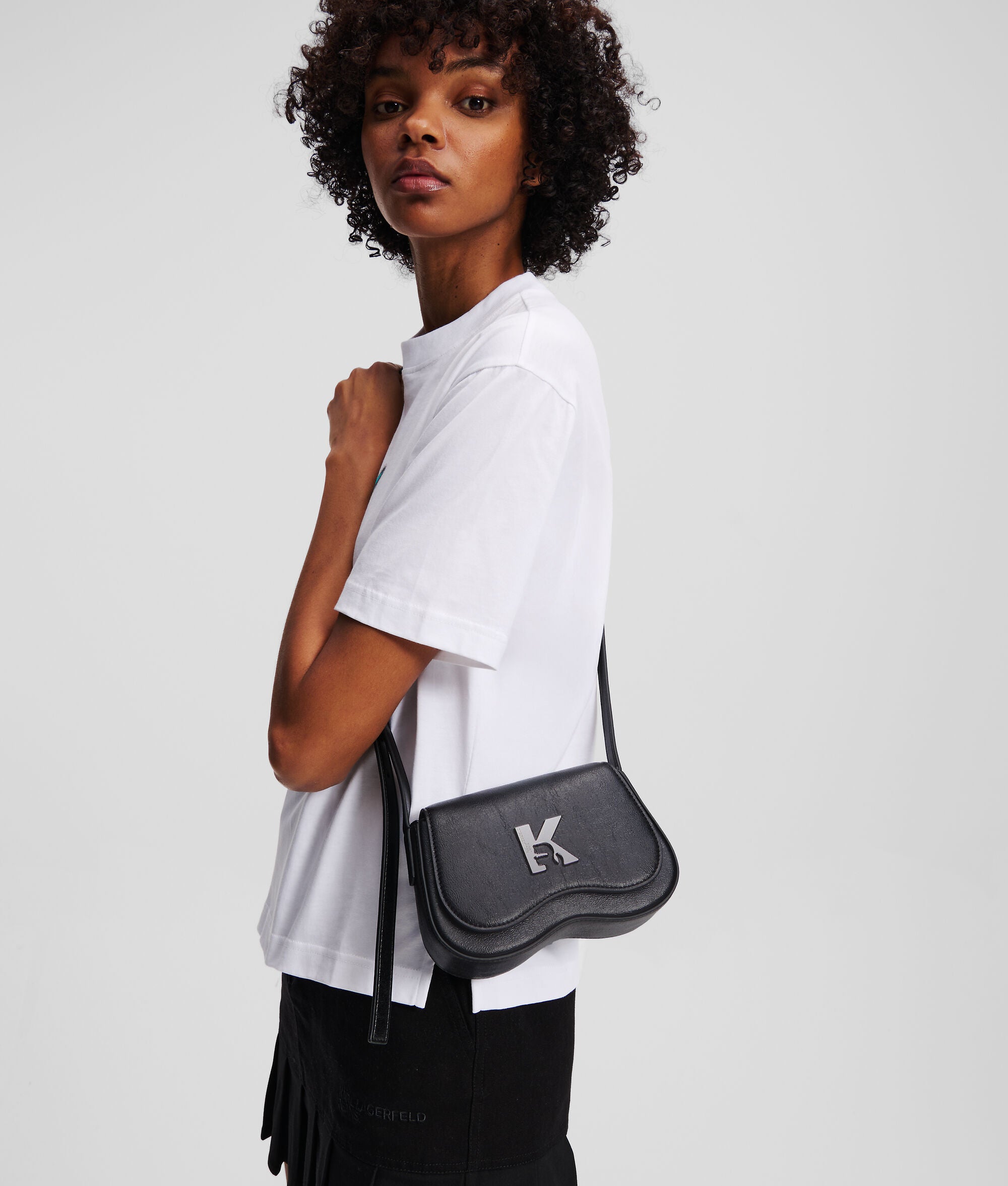 Sunglasses Mini Crossbody Bag Black Black