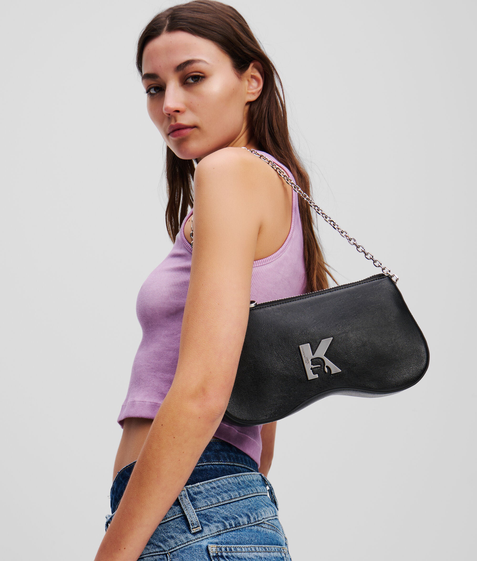 Sunglasses Shoulder Bag Black Black