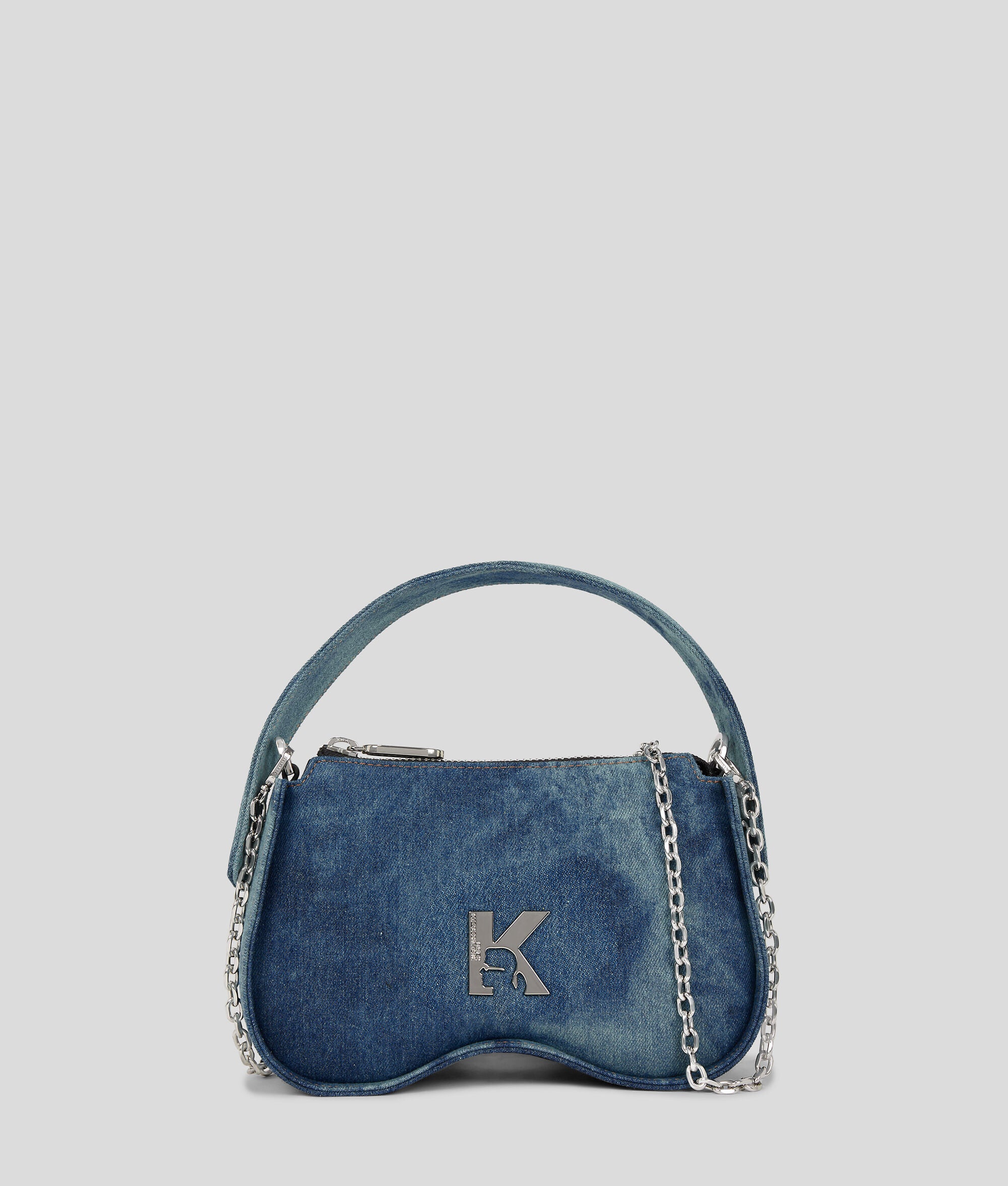 Sunglasses Denim Top-Handle Bag Tinted Visual Washed Blue Tinted Visual Washed Blue