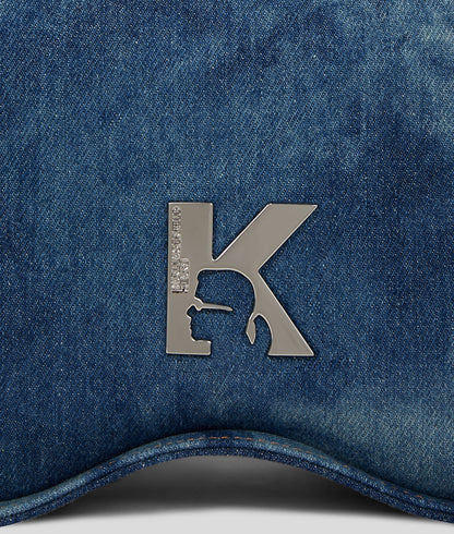 KarlLagerfeld Sunglasses Denim Top-Handle Bag Tinted Visual Washed Blue