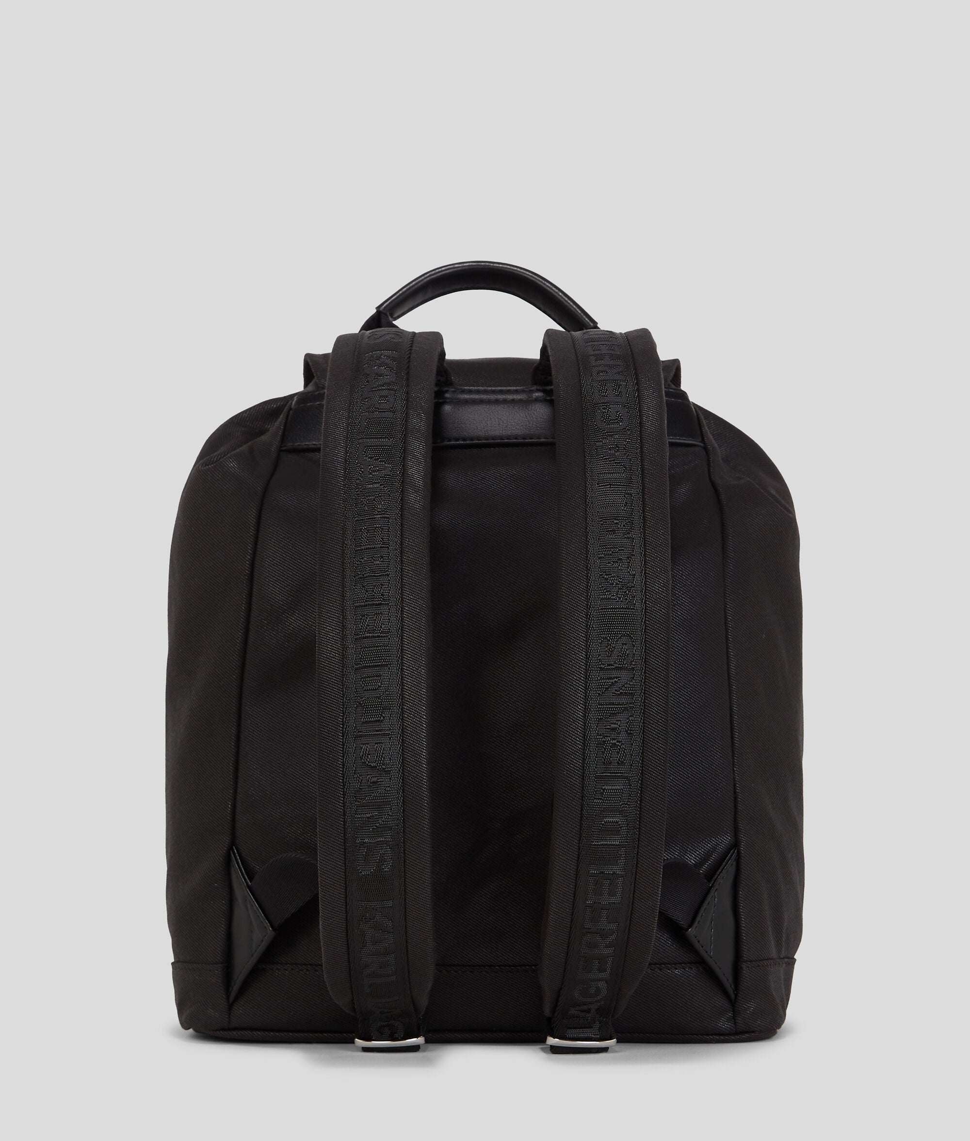 Utility Coated Denim Backpack Coated Black Denim Coated Black Denim
