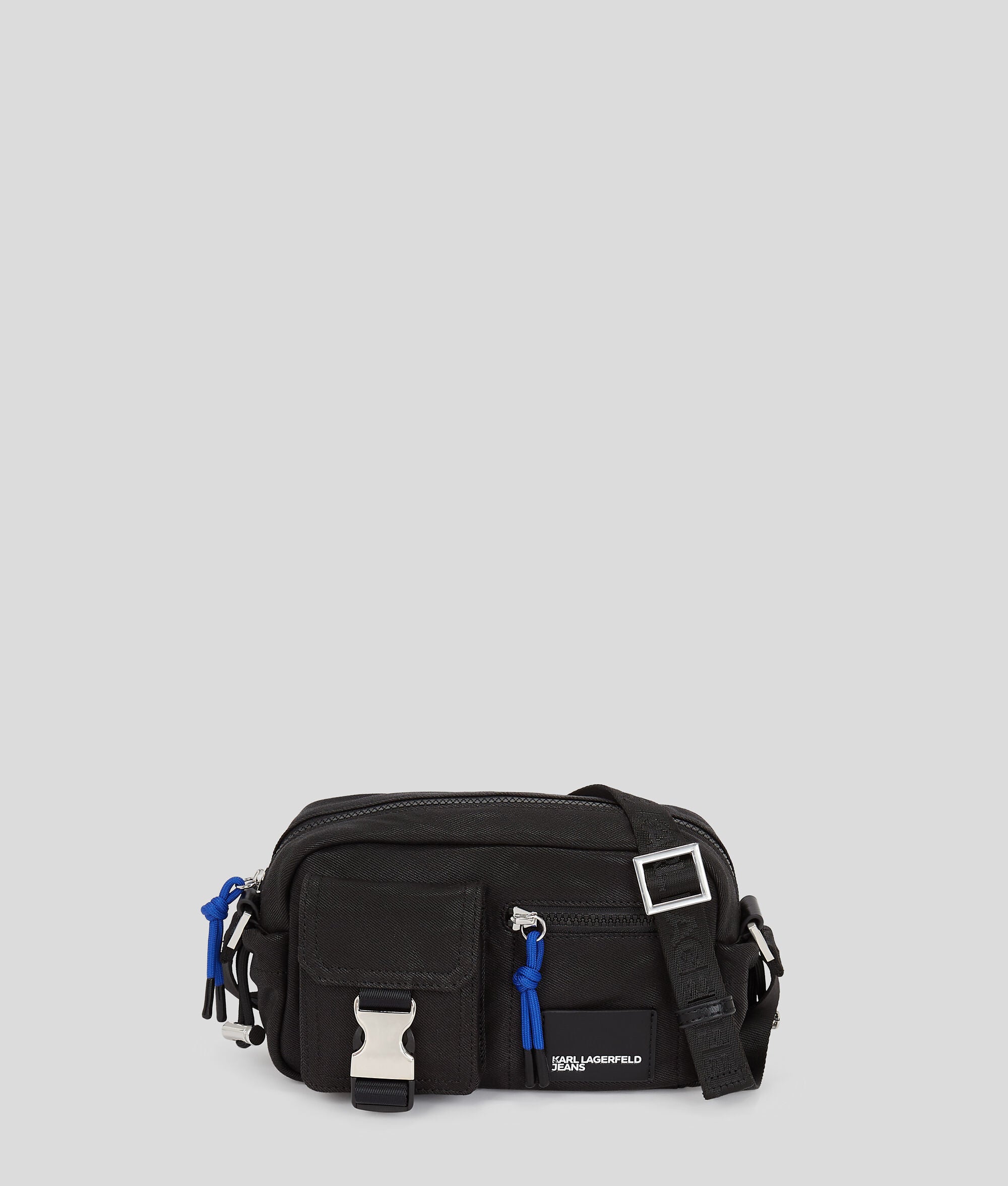 Utility Coated Denim Camera Bag Coated Black Denim Coated Black Denim
