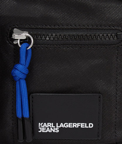 Utility Coated Denim Camera Bag Coated Black Denim Coated Black Denim